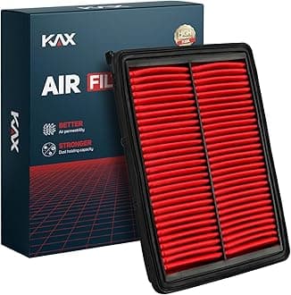 KAX Premium Engine Air Filter, CA11942 Replacement for Hyundai Sonata 2015-2019, Kia Optima 2016-2020 2.0L 2.4L, Advanced Air Filter Media, Increased Acceleration