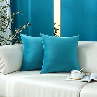 Decorative Ocean Blue  Velvet Pillow Covers
