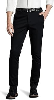Symbol Premium Men's Slim Fit Flexi Waist Casual Pants | Stretchable Chinos | Stylish Office Fashion Trousers