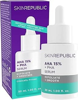 Skin Republic 15% AHA (Alpha Hydroxy Acids) Exfoliating Serum