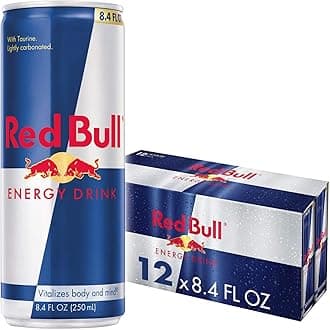 Red Bull Energy Drink, Original, 8.4 Fl Oz (Pack of 12)