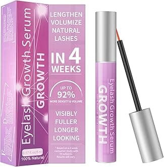 – Eyelash Growth Serum Volumizing Lash For Longer & Thicker Enhancing With Natural Formula Vegan Cruelty-Free (5Ml)