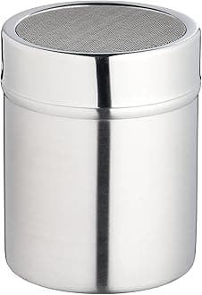 KITCHENCRAFT KCFINE Stainless Steel Fine Mesh Shaker and Lid 9cm, Display Boxed