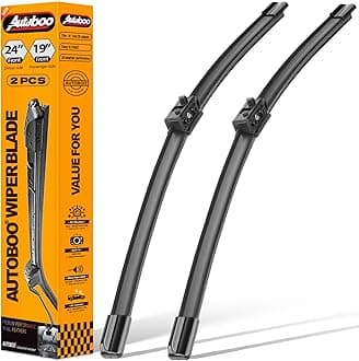 AUTOBOO 24"+19" Windshield Wipers Replacement for Mercedes-Benz CLA250 GLA250 CLA45 GLA45 AMG 2024 2023 2022 2021 2020 2019 2018 2017 2016 -Original Factory Quality (Pack of 2)
