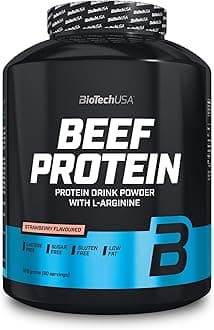 BioTechUSA Beef Protein, Strawberry, 1816 g