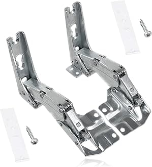SPARES2GO Hettich 5.0 41.5 Type Integrated Door Hinge Set for Homeking HUL136 Fridge Freezer (Left & Right Hinges Pair)