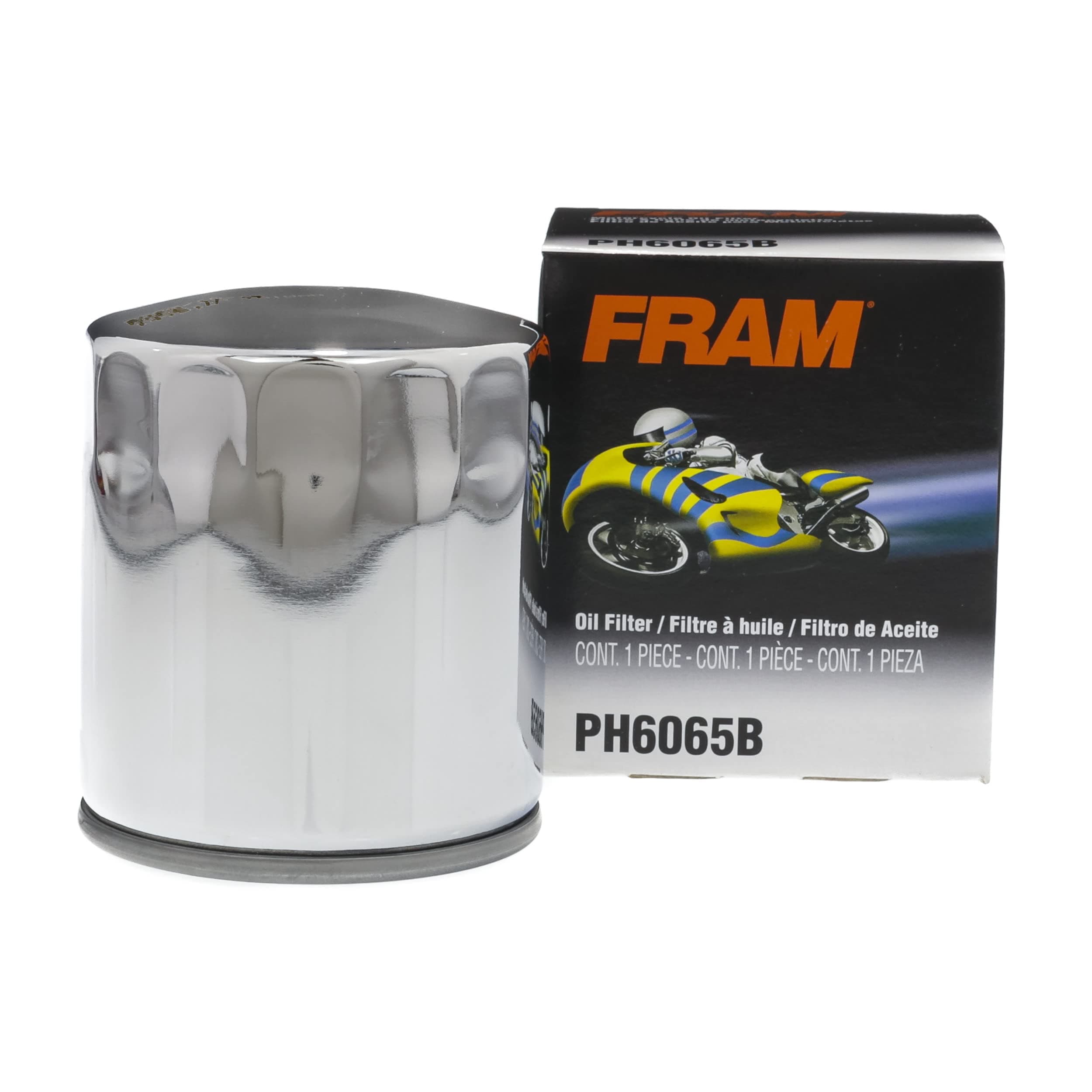 FRAMPH6065B Chrome Oil Filter