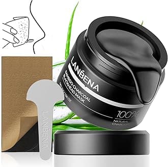 LANBENA Blackhead Remover Nose Pore Strips for Face, 2.0 Upgraded Deep Cleansing Peel off Mask Nose Strips Skincare for All Skin (1.06 Oz/30g) - 60pcs Strips (Black)