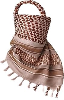 Cotton Shemagh Tactical Military Scarf Palestine Scarf for Men&Women