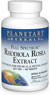 Full Spectrum Rhodiola Rosea Extract Tablets, 60 Count