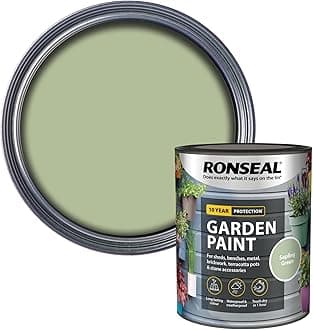 Ronseal RSLGPSG750 GPSG750 Garden Paint Sapling Green 750ml, 750 ml