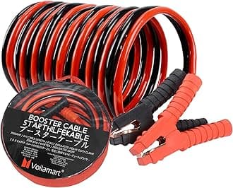 Voilamart Jump Leads Heavy Duty Car Battery Jump Leads 2000AMP 6M Booster Cables Jumper Cable for Petrol Diesel Car Van Truck (Includes Zipped Carry Bag with Handle)