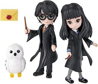 Magical Minis Harry Potter and Cho Chang Friendship Set with Creature, Kids Toys for Ages 5 and up