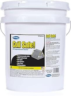 ComStar 90-297 Coil Safe Professional Grade Neutral pH Evaporator and Condenser Coil Cleaner, 5 gal Pail, Green