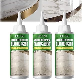 Marble Nano Crystal-Plating Agent, Stone Crystal Plating Agent, Nano Crystal Plating Agent for Kitchen, Marble&Granite&Quartz Countertop Cleaner and Polish (3PC)