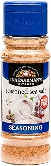 Ina Paarman | Seasoned Sea Salt Seasoning | 200ml | Award Winning | All​ Purpose | Natural Ingredients | Touch of Black Pepper | Cooking | Spice | Delicious Flavour | Sea Salt Seasoning