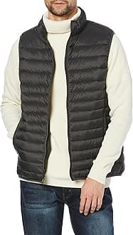 Amazon Essentials Men's Lightweight Packable Waterproof Puffer Vest