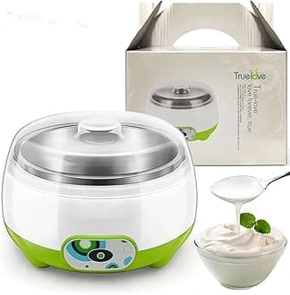 Yoghourt Machine, 1L Automatic Digital Yogurt Maker, Stainless Steel Liner Yogurt Maker Machine, Home DIY Yoghourt Container Yogurt Maker