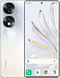 HONOR 70 Mobile Phone 5G SIM Free Unlocked 8+128GB Smartphone with 54 MP Triple Rear Camera, 120Hz 6.67 Inch OLED Curved Screen, Android 12, 4800mAh (2 Year Warranty)