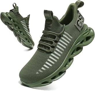 Jakcuz Women's Lace Up Walking Shoes Breathable Ultra Lightweight Sport Casual Ladies Girls Fashion Platform Sneakers