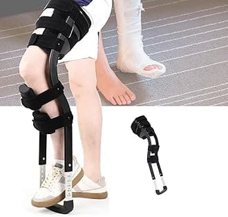 Hands Free Crutch Single Leg Alternative To Crutches,Telescopic Pain Free Knee Crutch Walker, Knee Crutch,Walking Support for Disability Elderly Injury Ankle Fracture