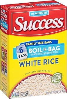 Success Boil-in-Bag Rice, White Rice, Quick and Easy Rice Meals, 32-Ounce Box