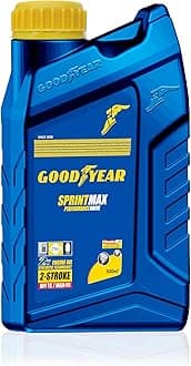GOODYEAR 0.5 Ltrs 2T 2-Stroke Sprintmax Performance Drive 2T Semi-Synthetic Engine Oil | High Performance Engine Oil For Bikes & Scooters/Scooty with Enhanced Engine Protection