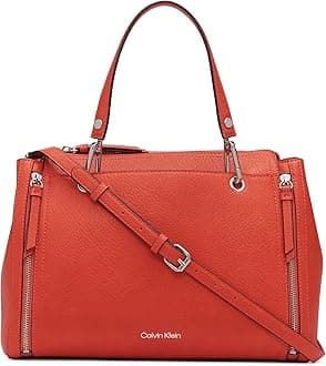 Calvin KleinReyna Novelty Satchel, Caramel Combo, One Size