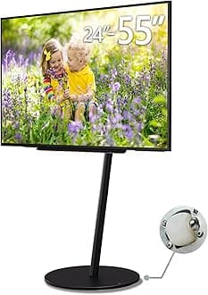 A2 Low Type | Japanese Rolling Portable Free-Standing 24-55 Inch Universal TV Stand with Concealed Caster Wheels | Satin Black