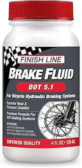 FINISH LINE High Performance DOT 5.1 Brake Fluid, 4-Ounce, White