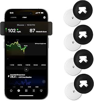Ultrahuman M1 | Smart Glucose Monitoring via App | Enhance your lifestyle, optimise your diet and fuel your workouts | 24/7 Glucose Monitoring (4 Sensors)