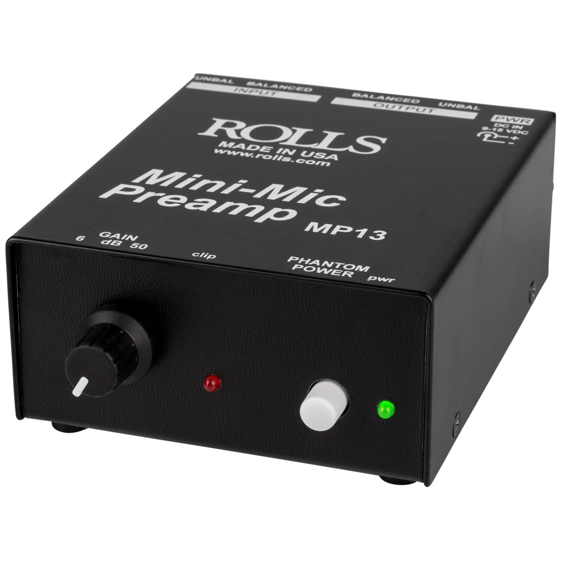 rolls MP13 Mini Single Ch. Mic Preamp
