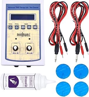 Physiowell Mini Muscle Stimulator Electrotherapy Physiotherapy equipments Electrotherapy Machines Mini Muscle Stimulator (MINI MS) 2 Channel with 1 year Warranty
