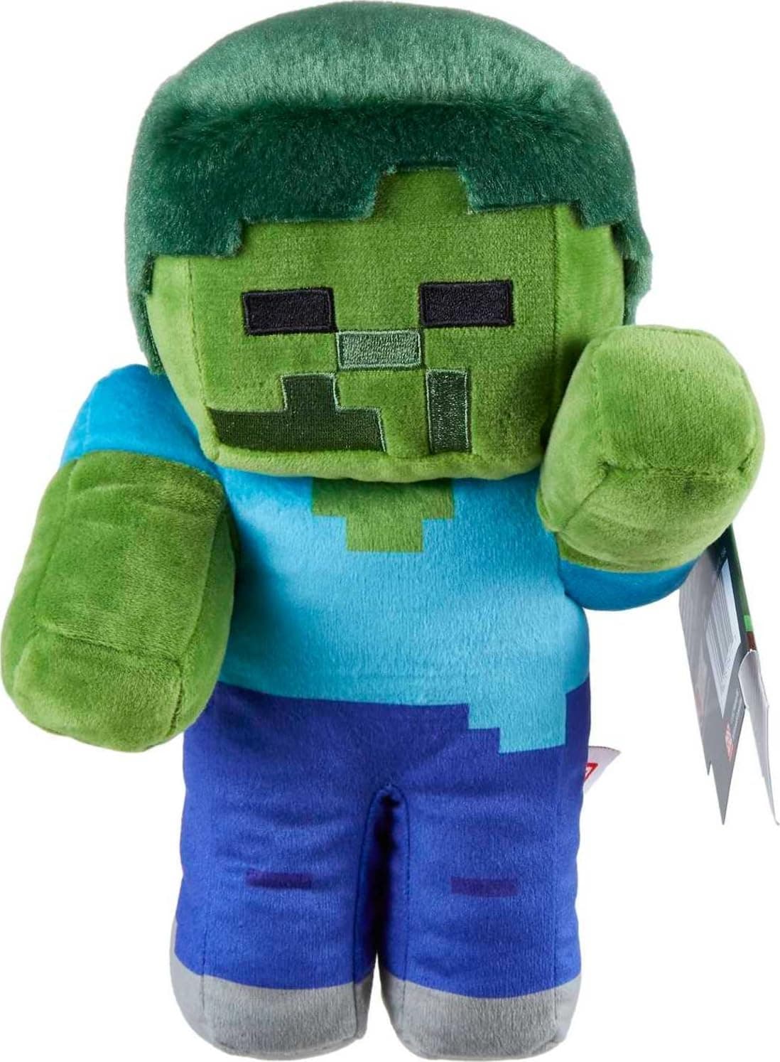 Minecraft Basic Plush Toy 20 cm - Soft & Cuddly, Authentic Design, Pixelated Details for Children & Collectors from 3 Years, HPB05