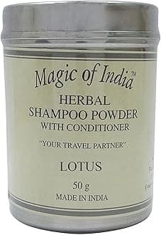 RSGM Magic Of India Herbal Lotus Shampoo Powder With Conditioner - 50g
