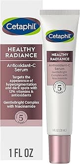 Healthy Radiant Facial Serum Antioxidant C Serum Visibly Reduces Dark Spots and Hyperpigmentation Designed for Sensitive Skin Hypoallergenic Fragrance Free 1oz