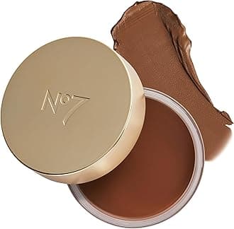 No7 Pro Artist Soft Glow Cream Bronzer - Blendable Cream Makeup with a Lightweight Formula - Customizable Face Makeup for a Natural, Sun-Kissed Glow - Medium (1.26 oz)
