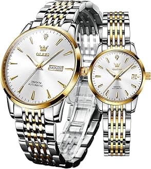 Men's Casual Fashion Waterproof Gold Stainless Steel Band Quartz Gold Watches Gifts for Men