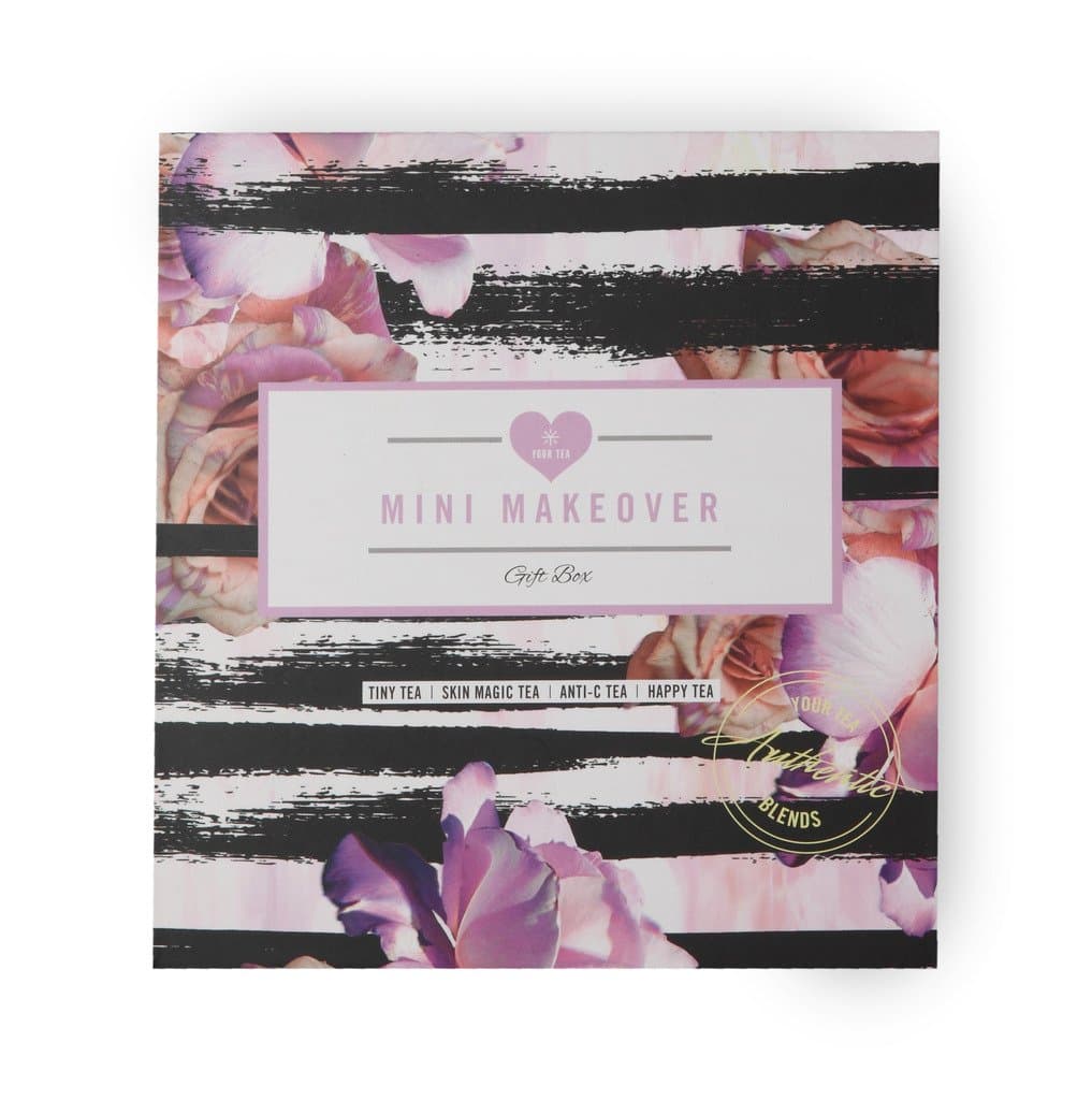 Mini Makeover Gift Box - Tiny Tea, Skin Magic Tea, Anti-c Tea, Happy Tea. Your Tea Natural Blends. Created by Traditional Chinese Medicine Practitioners.