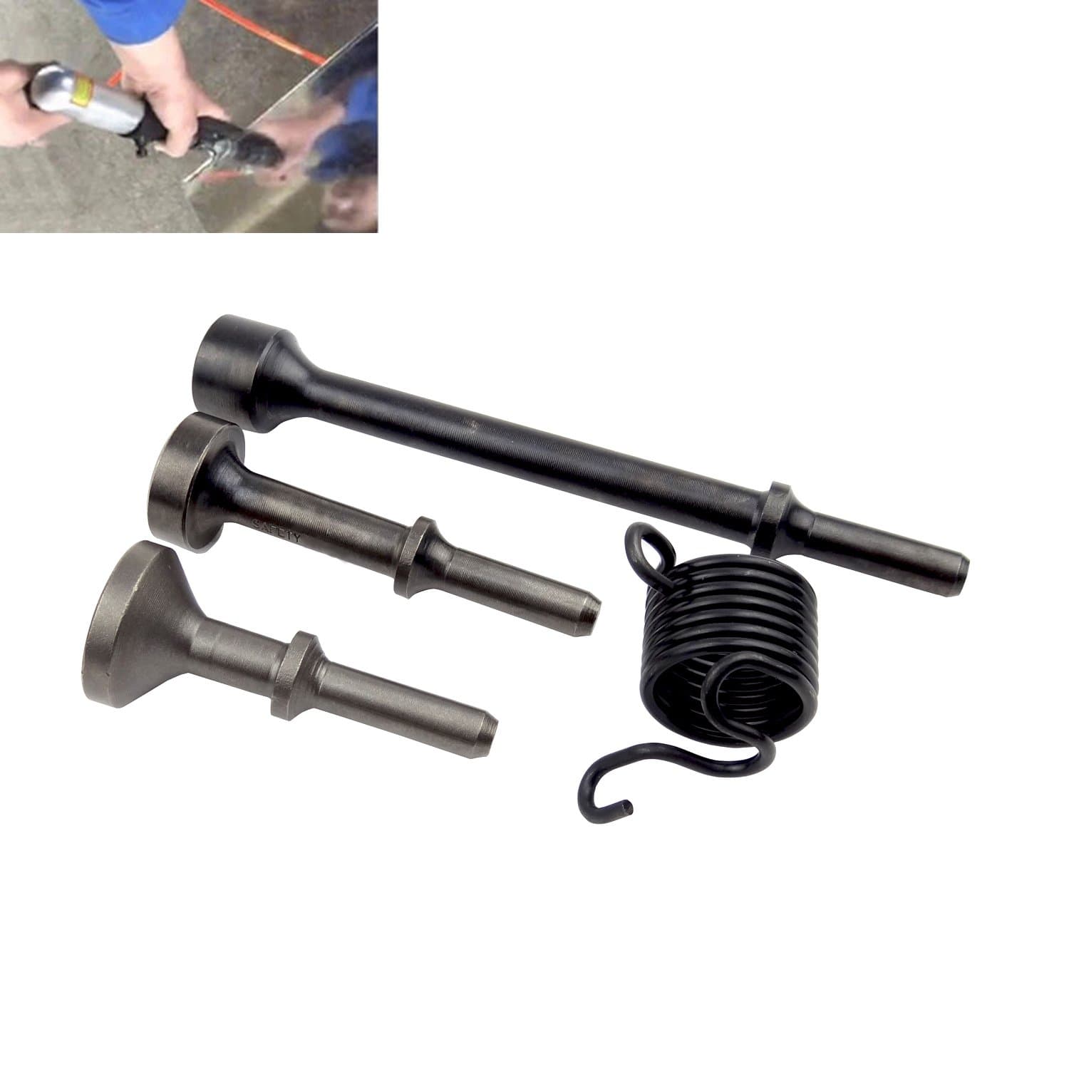 3Pcs Smoothing Pneumatic Air Hammer Chisel bit Set