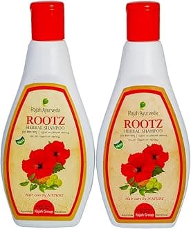 ROOTZ Shampoo 200ml (Pack of 2) – |Royal Ayurvedic Shampoo for your Hair with Goodness of Hibiscus, Brahmi, Neem and Shirakakai| Paraben Free|