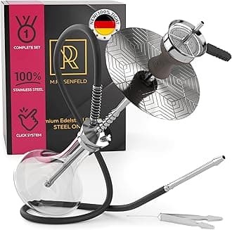 Premium Stainless Steel Hookah Set Steel One