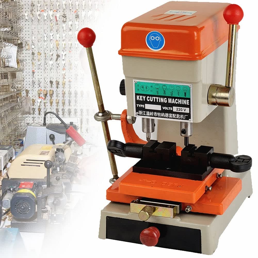 Professional 368A Key Duplicating Machine, Vertical Key Cutting Machine, Automatic Key Copier Machine for Making Keys, Universal Key Copy Tool Locksmith Tools,220V