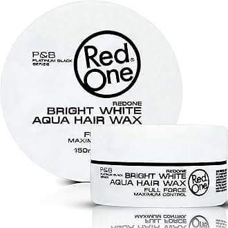 Redone Hair Styling Wax White 150ml | Extra Hold & Long Lasting Shine | Gel Wax for Men & Women | Peach Scent | Strong Hold Edge Control Wax | Non-Sticky Wet Look Finish | Professional Barber Hair Wax