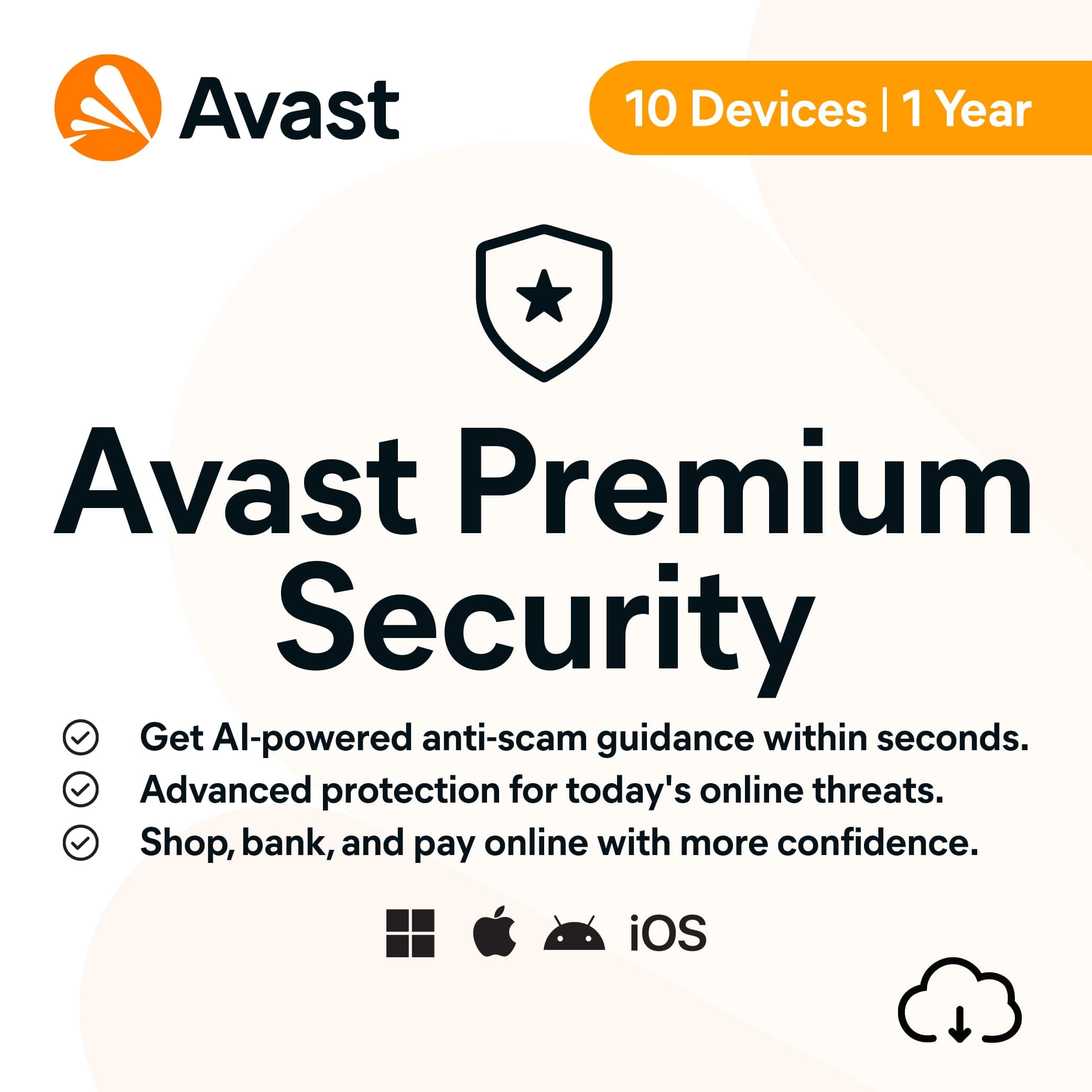 – Avast Premium Security 2026 | 10 Devices | 1 Year | Activation Code by email