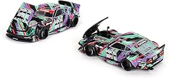 True Scale Miniatures Model Car Compatible with Nissan Fairlady Z HKS V1 1/64 Diecast Model Car Kaido House KHMG118