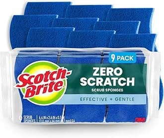 Scotch-Brite Scrub Sponge, Non-Scratch, 9-Count (Pack Of 2)