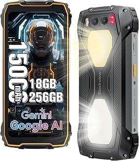 Sponsored Ad – Blackview BV7300 Rugged Smartphone Android 14,18GB+256GB/2TB TF, 15000mAh 45W Fast Charge, 50MP+32MP+20MP Night Vision Camera,6.67" FHD+, 800LM Camp Light Rugged Phone, Face Unlock/NFC Yellow