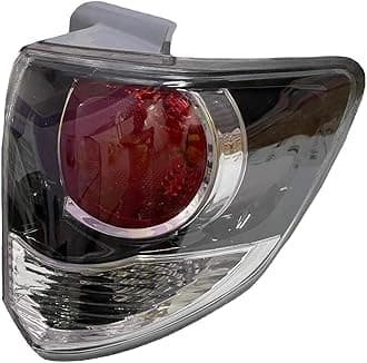 K D Taillight/Back light for Toyota Fortuner Old Model (Right/Driver Side) BLACK 2012-2016