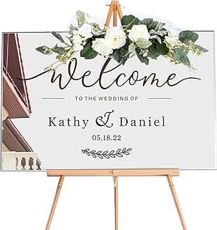 Personalized Wedding Welcome Sign Mirror Acrylic Wedding Signs Guide Plaque Wedding Decorations for Reception Welcome to Our Wedding Sign for Wedding Theme (Silver Design 2, 15.3x11in)